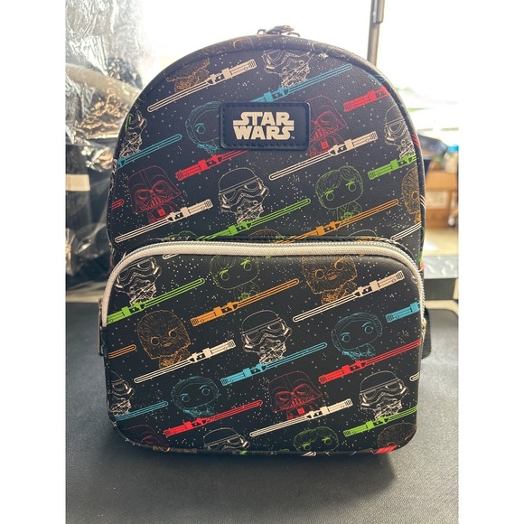 Loungefly Handbags - Star Wars - Lightsaber Pop! Mini Backpack (All Over Print) - Funko